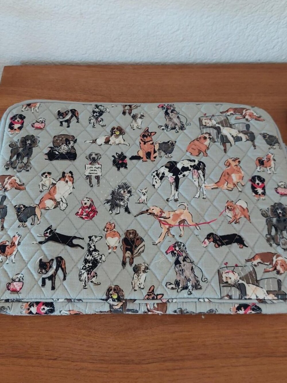 Vera Bradley dog show best in show laptop dog case pouch #pug #dog - Picture 4 of 7